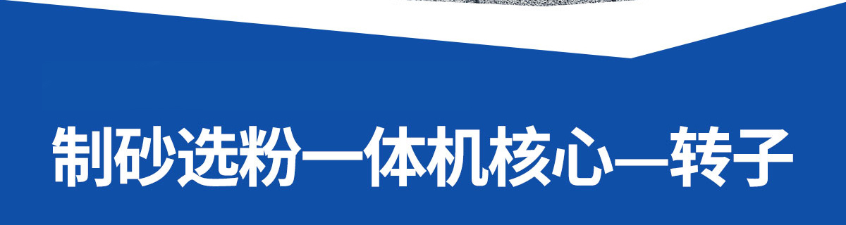 制砂選粉一體機核心轉子